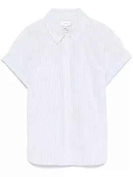 Рубашка с короткими рукавами и манжетами FRAME, синий