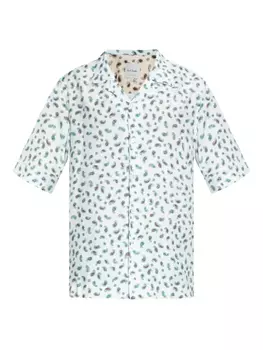 Рубашка с короткими рукавами и принтом пейсли Paul Smith, синий