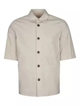 Рубашка с короткими рукавами и застежкой на пуговицы Jacob Cohn, нейтральный