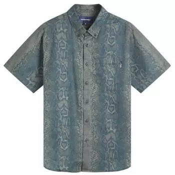 Рубашка с короткими рукавами из питона Thisisneverthat, синий