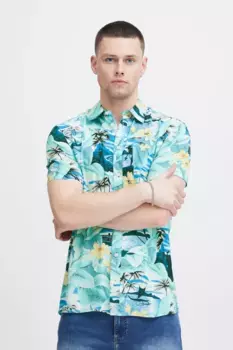 Рубашка с короткими рукавами из смеси "BLEND BHShirt", коралловый