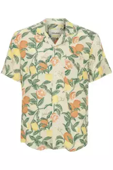 Рубашка с короткими рукавами из смеси "BLEND BHShirt", серый