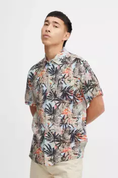 Рубашка с короткими рукавами из смеси "BLEND BHShirt", черный