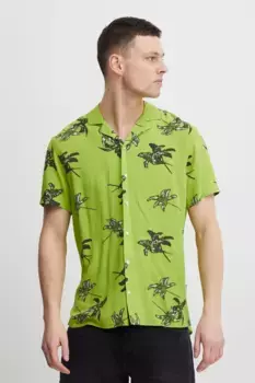 Рубашка с короткими рукавами из смеси "BLEND BHShirt", цвет Bright Lime Green