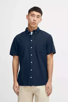 Рубашка с короткими рукавами из смеси "BLEND BHShirt", цвет Dress Blues
