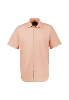 Рубашка с короткими рукавами из ткани сирсакер. Lerros, цвет pale papaya