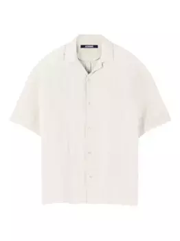 Рубашка с короткими рукавами JACQUEMUS, нейтральный
