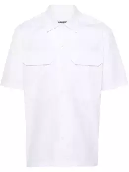 Рубашка с короткими рукавами JIL SANDER, белый