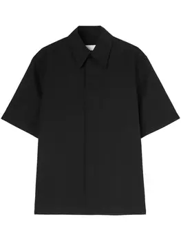 Рубашка с короткими рукавами Jil Sander, черный