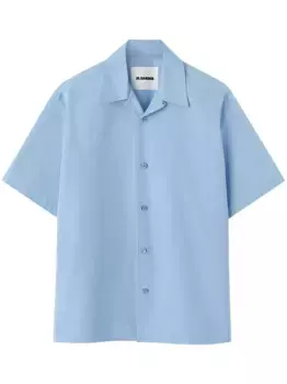 Рубашка с короткими рукавами JIL SANDER, синий