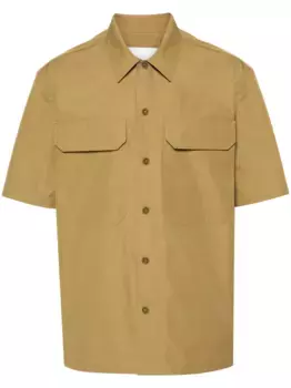 Рубашка с короткими рукавами JIL SANDER, зеленый