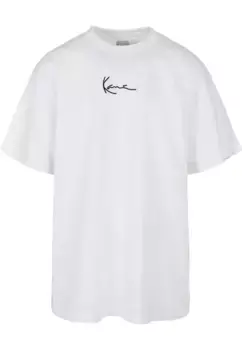 Рубашка с короткими рукавами Karl Kani " Karl Kani Men's KKMQ12002 SMALL SIGNATURE TEE WHT", белый