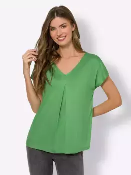 Рубашка с короткими рукавами LINEA TESINI by Heine "Рубашка", цвет Apfel