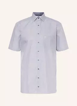 Рубашка с короткими рукавами Luxor современного кроя Olymp, синий
