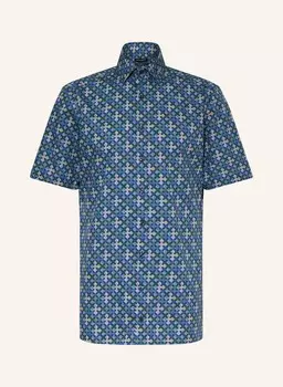 Рубашка с короткими рукавами Luxor современного кроя Olymp, синий