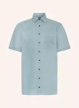 Рубашка с короткими рукавами Luxor современного кроя Olymp, зеленый