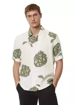 Рубашка с короткими рукавами Marc O'Polo "из чистого льна", белый