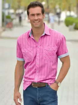 Рубашка с короткими рукавами Marco Donati, красный