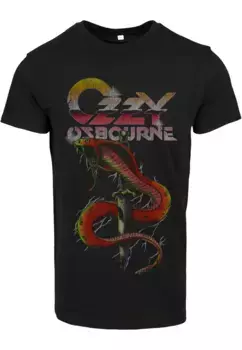 Рубашка с короткими рукавами Merchcode " Merchcode Men's Ozzy Osbourne Vintage Snake Tee", черный