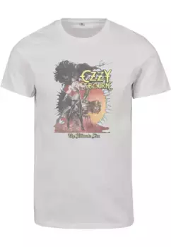 Рубашка с короткими рукавами Merchcode " Merchcode Men's Ultimate Sunburst Tee", белый