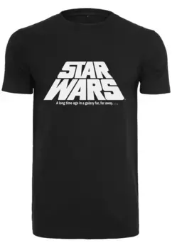 Рубашка с короткими рукавами Merchcode "Мужская футболка Merchcode Star Wars Original Logo Tee", черный