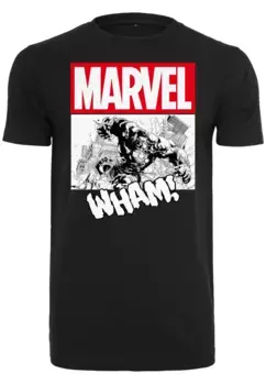 Рубашка с короткими рукавами Merchcode "Мужская футболка " Merchcode Avengers Smashing Hulk", черный