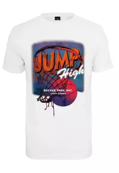 Рубашка с короткими рукавами Mister Tee "Mister Tee Men's Jump High Tee" Mistertee, белый