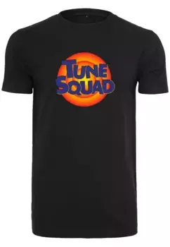 Рубашка с короткими рукавами Mister Tee "Mister Tee Men's Space Jam Tune Squad Logo Tee" Mistertee, черный