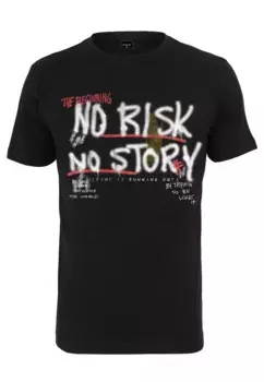 Рубашка с короткими рукавами Mister Tee "Mister Tee Men's No Risk No Story Tee" Mistertee, черный