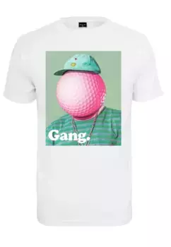 Рубашка с короткими рукавами Mister Tee "Mister Tee Men's Golf Gang Tee" Mistertee, белый