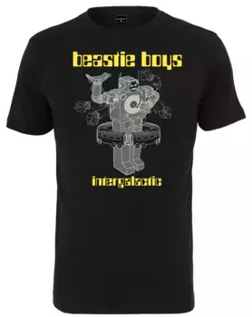 Рубашка с короткими рукавами MisterTee "Мужская футболка Beastie Boys Intergalactic", черный