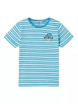 Рубашка с короткими рукавами Name It "NKMDALOVAN SS TOP PB", синий