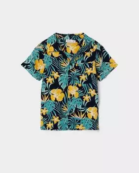 Рубашка с короткими рукавами Name It, темно-синий