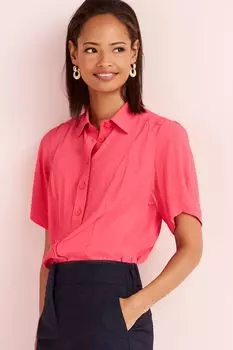 Рубашка с короткими рукавами Next, розовый