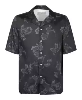 Рубашка с короткими рукавами Officine Gnrale, черный