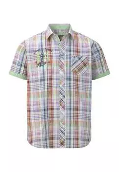 Рубашка с короткими рукавами олиан Jan Vanderstorm, мультиколор