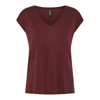 Рубашка с короткими рукавами "PCKAMALA TEE NOOS BC" Pieces, цвет Tawny Port