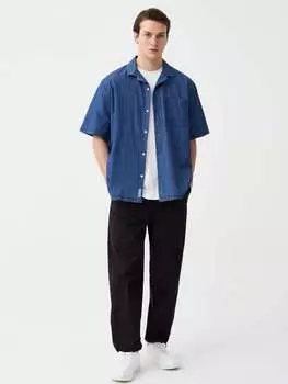 Рубашка с короткими рукавами Re-Up Ovs, цвет denim