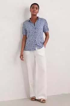 Рубашка с короткими рукавами Seasalt Cornwall, синий