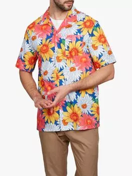 Рубашка с короткими рукавами Simon Carter Flower, Многоцветный
