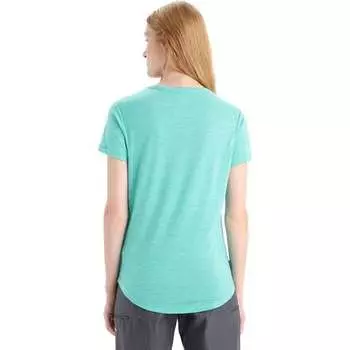 Рубашка с короткими рукавами Sphere II женская Icebreaker, цвет Fresh Heather