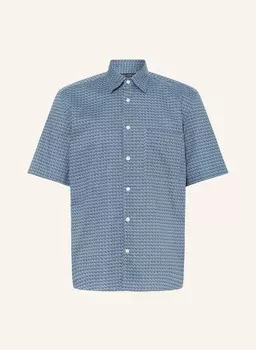 Рубашка с короткими рукавами, стандартного кроя. Marc O'Polo, синий