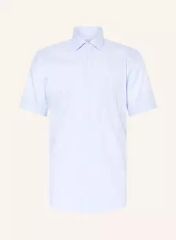 Рубашка с короткими рукавами, стандартный крой Seidensticker, голубой