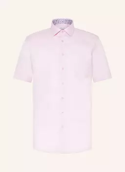 Рубашка с короткими рукавами, стандартный крой Seidensticker, розовый