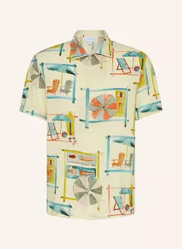 Рубашка с короткими рукавами, свободного покроя. Baldessarini, мультиколор