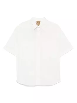 Рубашка с короткими рукавами Ten C, белый