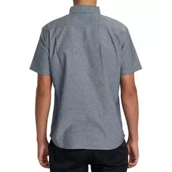 Рубашка с короткими рукавами That'll Dobby мужская RVCA, цвет Moody Blue