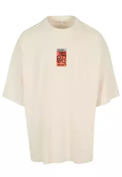 Рубашка с короткими рукавами Upscale by Mister Tee "Upscale by Mister Tee Unisex Puffer Peace Huge Tee", белый