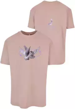 Рубашка с короткими рукавами Upscale by Mister Tee "Upscale by Mister Tee Men's Vive la Liberte Oversize Tee", цвет Duskrose