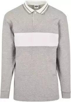 Рубашка с короткими рукавами URBAN CLASSICS " Urban Classics Men's Rugby Panel Shirt" (1 шт.), белый
